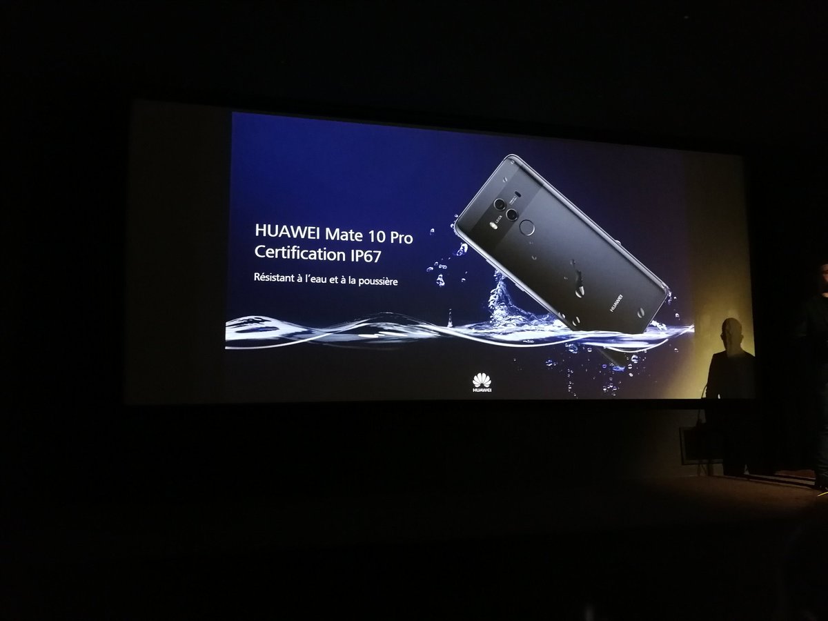 Moovely's tweet photo. De vraies caractéristiques haut de gamme pour le #Huawei #MatePro10 :
Certif IP67, écran OLED 6 pouces, proc KIRIN 970, batterie 4000 mah... #IAmWhatIDo https://t.co/gS4UBMq6hG