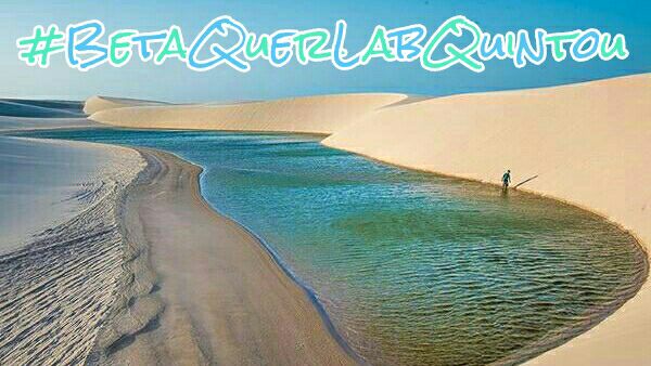 Bom Dia!
#BetaQuerLab um dia ainda vou conhecer este paraíso Lençóis Maranhenses ...o lugar lindooooo Jesus 😍
#BetaQuerLabQuintou com as maravilhas da natureza que Deus criou 🙌🏽