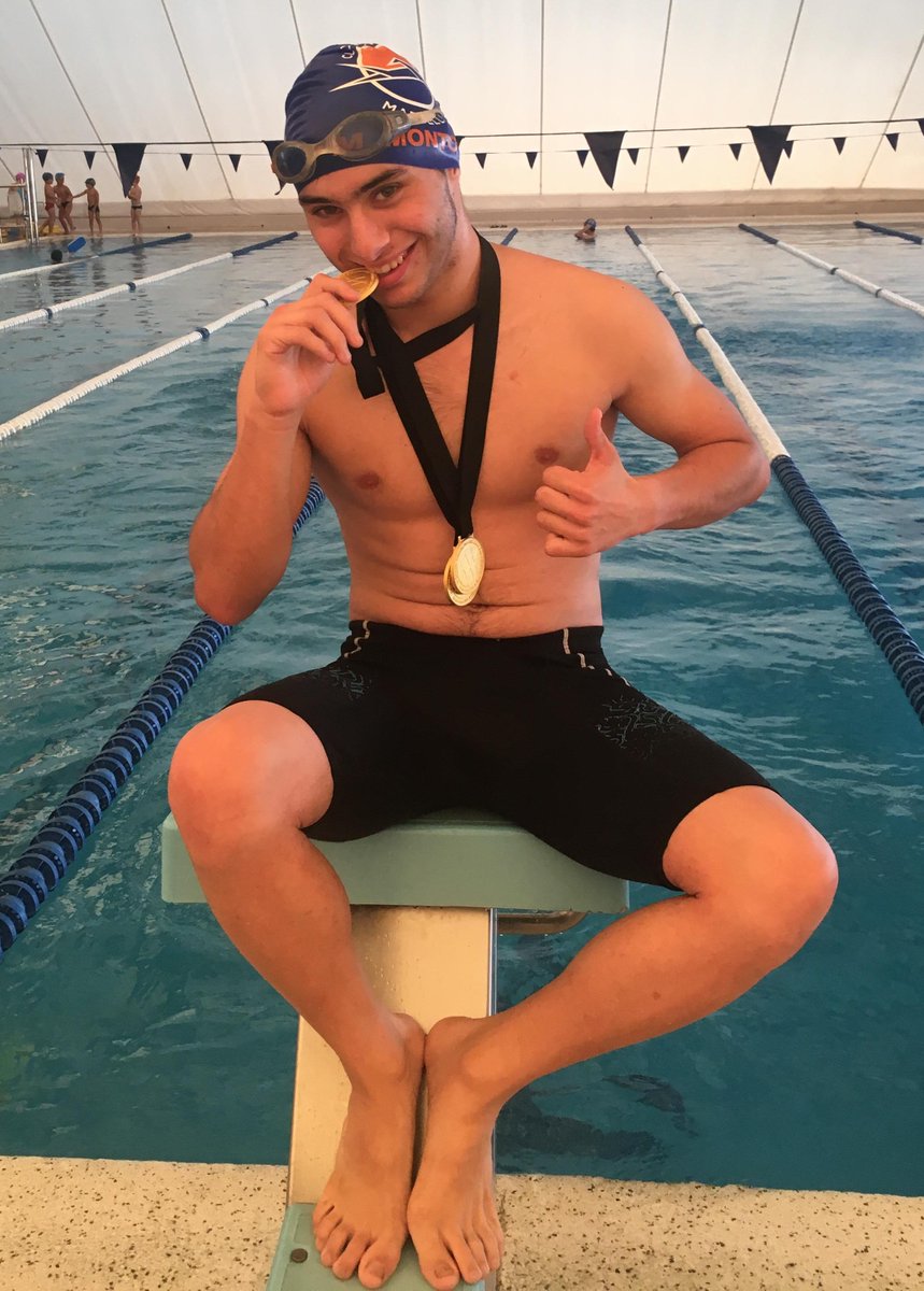 RTVMarbella's tweet photo. El nadador marbellí Manuel Montoya se proclama campeón de Europa Dsiso en París y obtiene seis nuevos récords europeos #Marbella https://t.co/dwzNCVFvRr