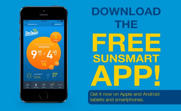 SunSmartCBR's tweet photo. Use your #SunSmartApp to better understand #CBR UV levels and when to be SunSmart over the weekend https://t.co/kU0IO6gTzB https://t.co/PxeQTrt26Q