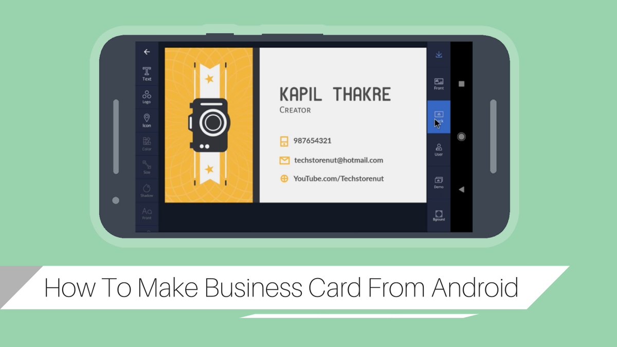 TechStorenut's tweet photo. How To Make Business(visiting) Cards Using Android Phone!
#businesscardmaker #androidapps 
https://t.co/Ti3L1F5Dd2 https://t.co/lT0ISR2gsh