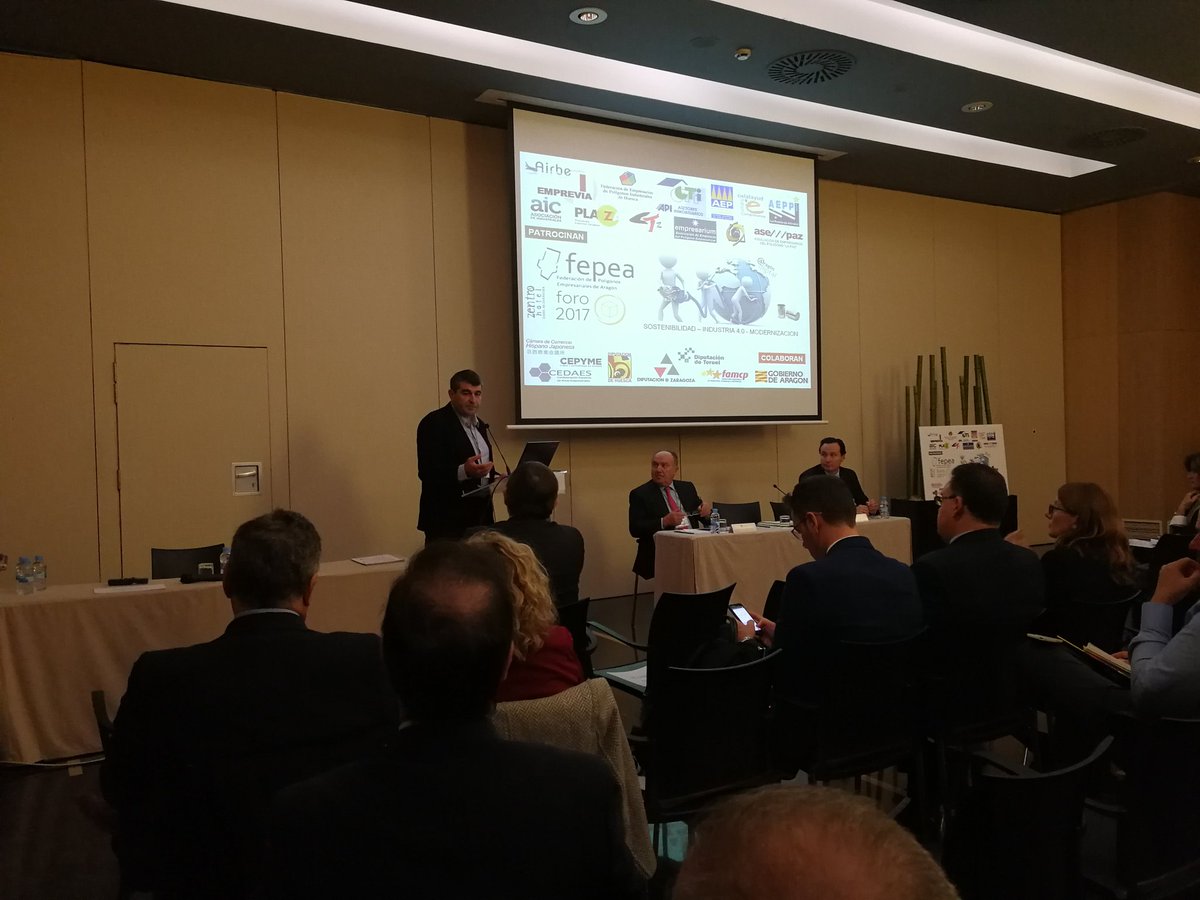 Ignacio Almudévar, presidente de <a href="/FepeaAragon/">FEPEA</a>: "Es necesario un marco de colaboración entre instituciones y empresas" #CongresoFEPEA