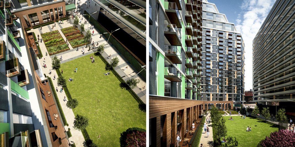 MeshMediaVisual's tweet image. Offices | Apartments | Restaurants | Cafes | Public Plaza and Green Space