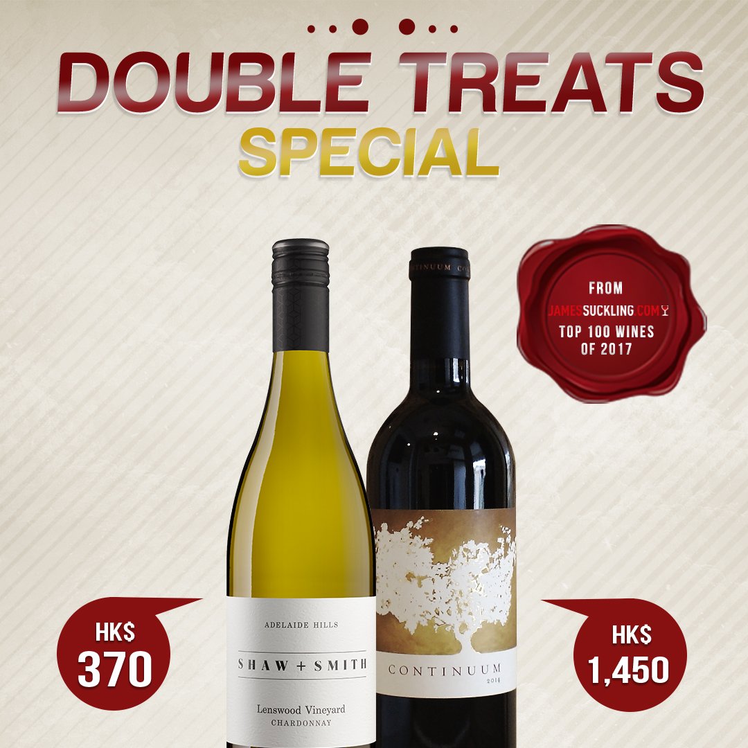 bidvino's tweet photo. 20% off on two wines included on #JamesSuckling top wines for 2017
Visit https://t.co/C38JKqVfuc Don't miss out! Offer is valid only until 23:59 Sunday, November 12.

#RefinedCellar #Bidvino #BuyNowSpecial #WineHK #BuyNow  #Continuum #TimMondavi #ShaeandSmith #Lenswood https://t.co/BfC90UAtRE