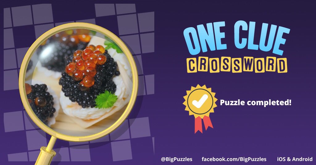 I completed a puzzle in One Clue Crossword. Play now for free!
onecluecrossword.com #OneClueCrossword