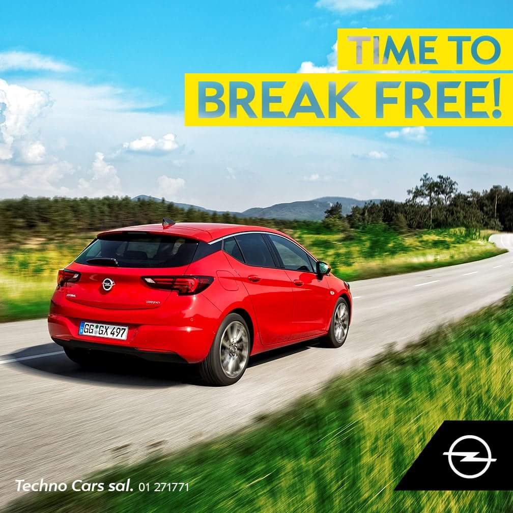 OpelLebanon's tweet photo. Freedom is getting in the car with no destination in mind. Let the world be your next stop! #Opel #WorldFreedomDay #Freedom #Technocars https://t.co/88HtDB9lYC