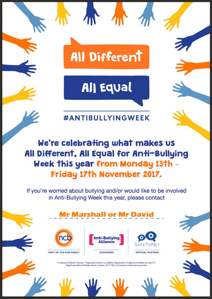 Students! We are taking part in #OddSocksDay on Monday for #AntiBullyingWeek! Please remember to wear odd socks on Monday and tweet us your photos!