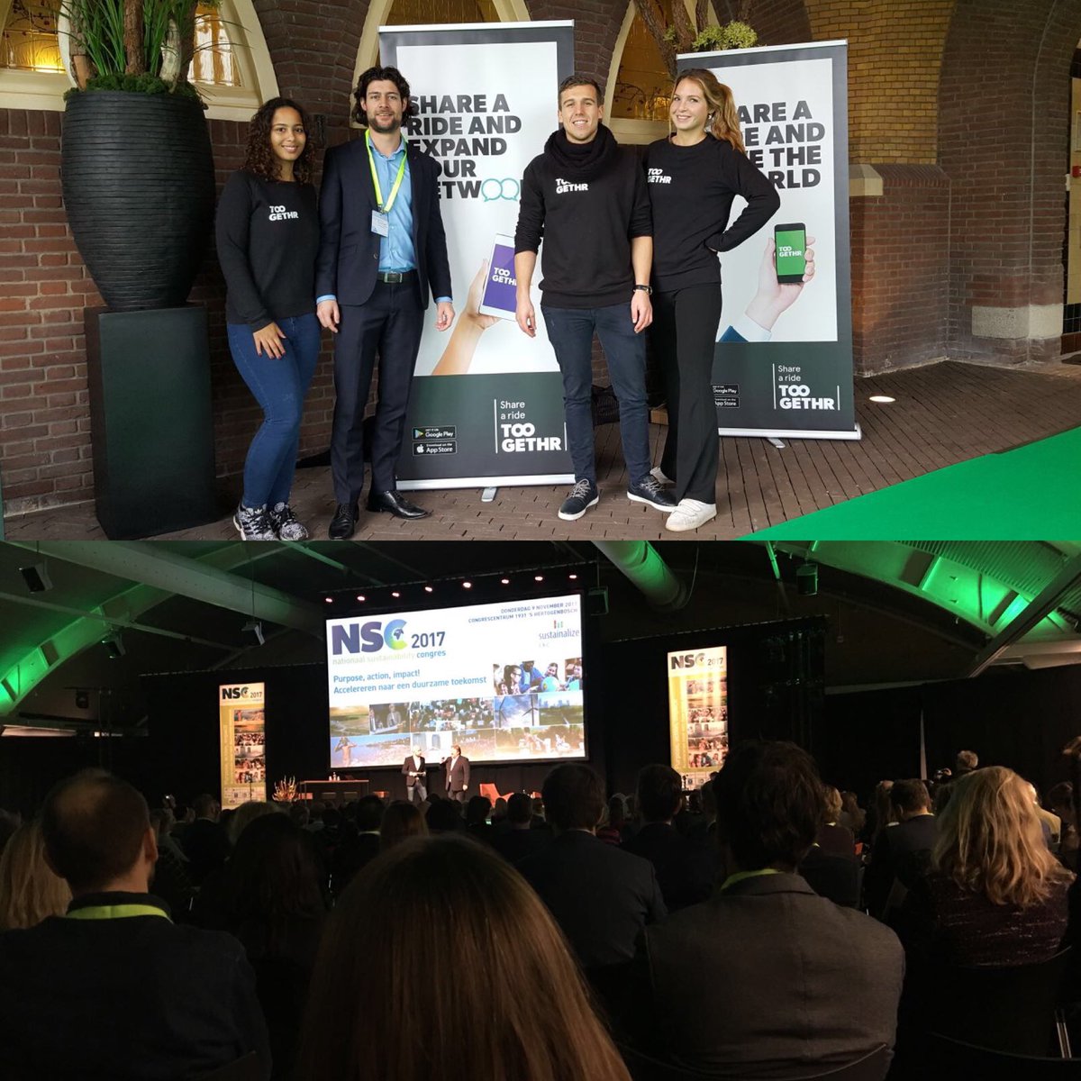 toogethr's tweet photo. Wij wensen iedereen een dag bomvol inspiratie bij het @nsc_congres! #nsc2017 #DenBosch #toogethr #rijden https://t.co/q3krnsvWJC
