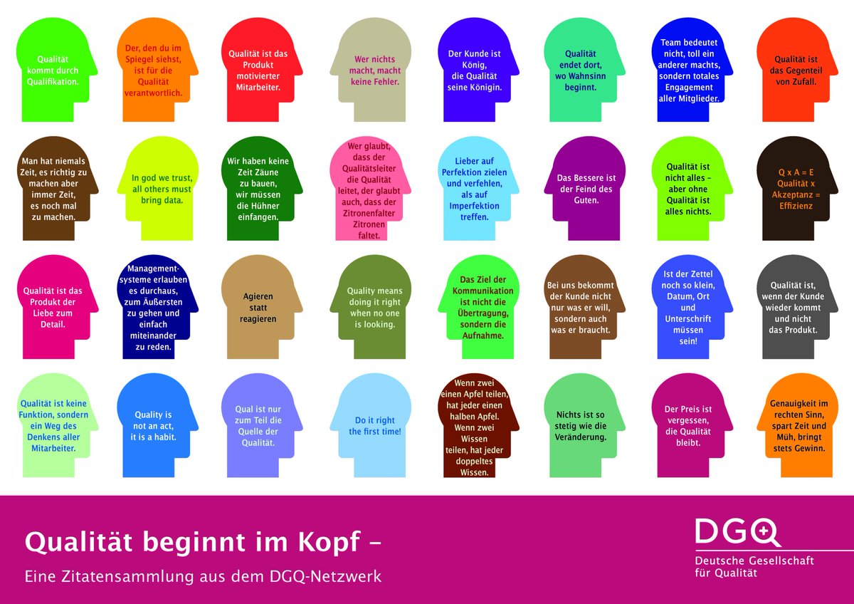 DGQBerlin's tweet photo. Heute ist #Weltqualitätstag: #Qualität beginnt im Kopf https://t.co/RLrjelOwPc