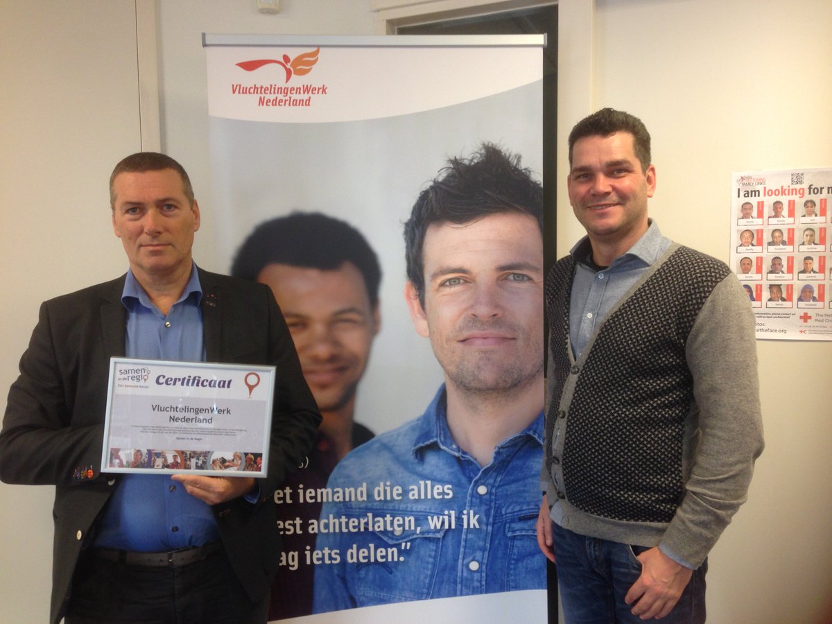 Welkom bij Samen in de Regio <a href="/VluchtelingWerk/">VluchtelingenWerk Nederland</a>. Op naar een duurzame en vruchtbare samenwerking!