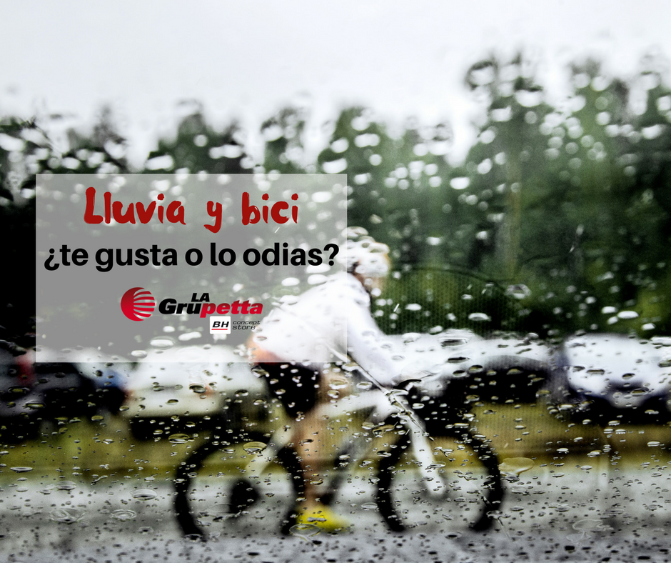 lagrupetta's tweet photo. #Lluvia y #bici. ¿Te gusta o lo odias? A mi no me gusta nada, pero con esta sequía, empiezo a echarlo de menos. https://t.co/O6j0dg5I0V