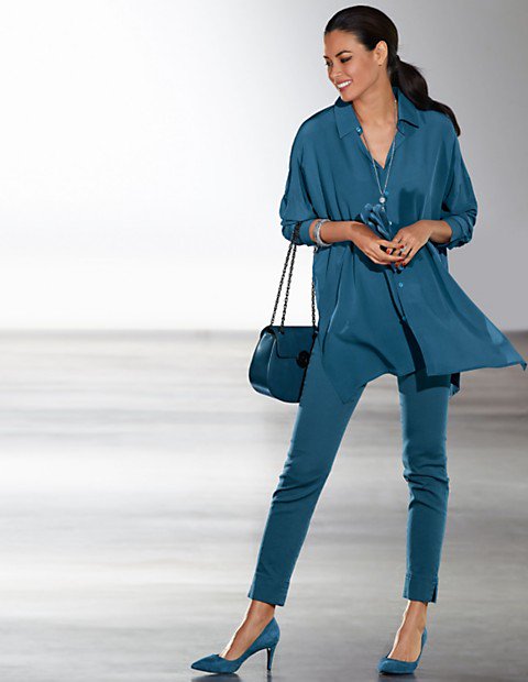 Don't shy away from colours for winter. Combine tonal colours for a bold, confident look: goo.gl/iF939V