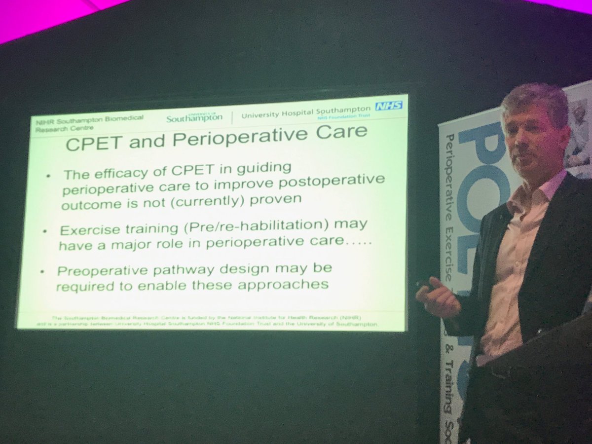 Prof Mike Grocott summarises the role of CPET in Perioperative care #CPET2017 <a href="/CPXInterntnl/">CPXInternational</a>