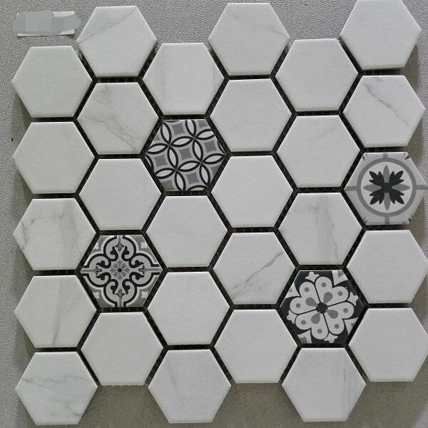 sumosaic's tweet photo. 💫💫One more nice mix and plank good.  #hexagontile #printedtile #tiles #splashback #floortile #walltile #interiordesign#interiordesign #bath… https://t.co/CzcL8HApWU