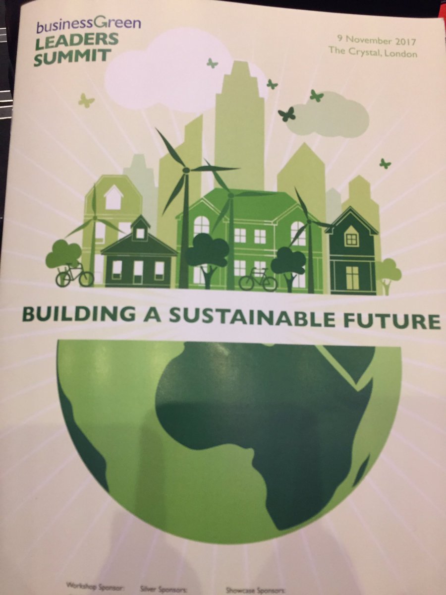 Looking forward to an inspiring day discussing how to build a sustainable future <a href="/BusinessGreen/">BusinessGreen</a>'s Leaders Summit #bgsummit