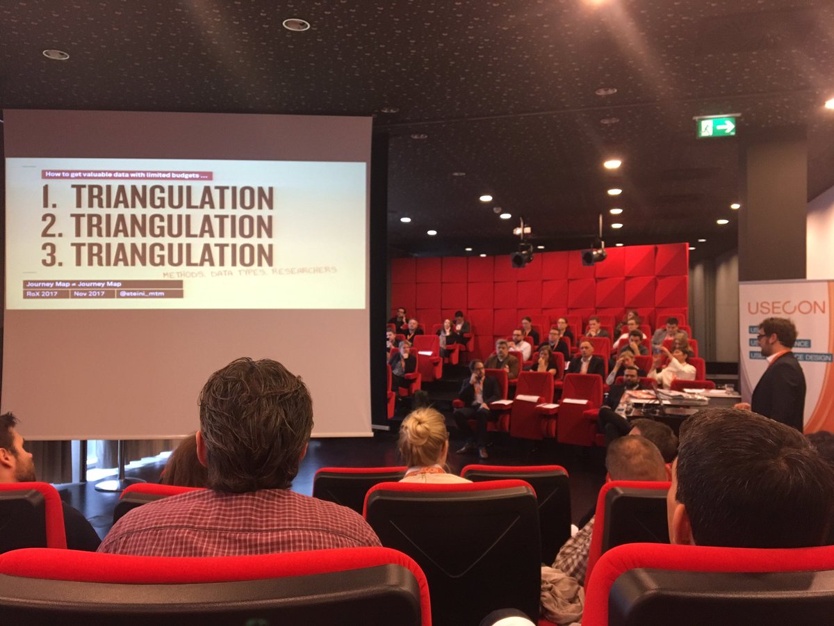 juliaklammer's tweet photo. thank you for putting out he importance of method triangulation @steini_mtm #rox2017 #uxresearch https://t.co/X8LKb9NTI3