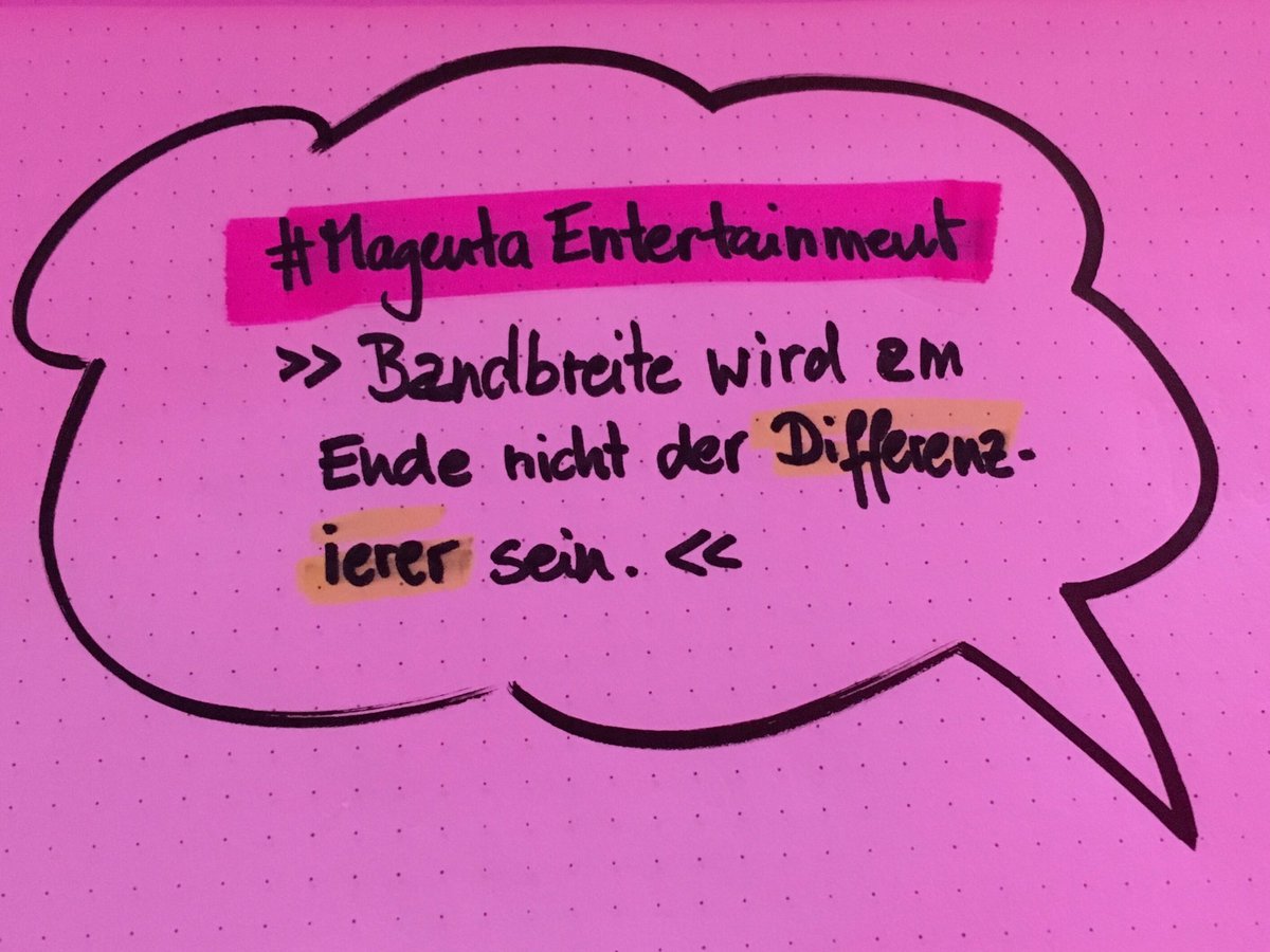winfried_ebner's tweet photo. .@M_Hagspihl beim PK-Forum: >> Bandbreite wird am Ende nicht der Differenzierer sein. <<
#Telekomwall #MagentaEntertainment https://t.co/HwwxJ4Apje