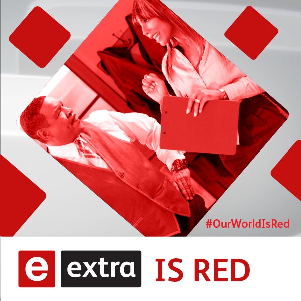 eExtra has gone red! #OurWorldIsRed