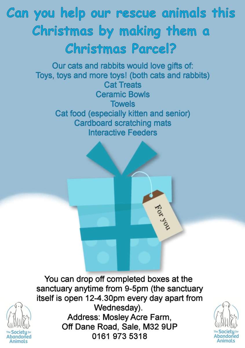 The Saa On Twitter Would You Like To Make A Christmas Parcel For