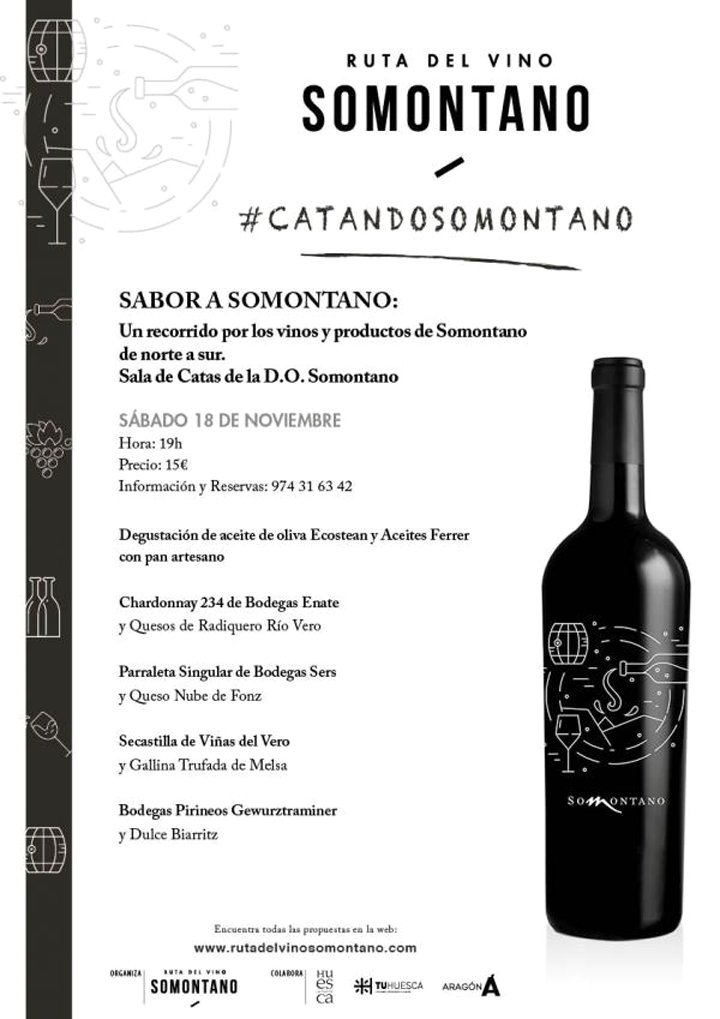 enodestino's tweet photo. 📢Vete reservando el sábado 18 de noviembre y... ¡una plaza en nuestras citas #CatandoSomontano! 🍷🤗 #Barbastro #enoturismo #Winelovers https://t.co/EXIDZLcaYN