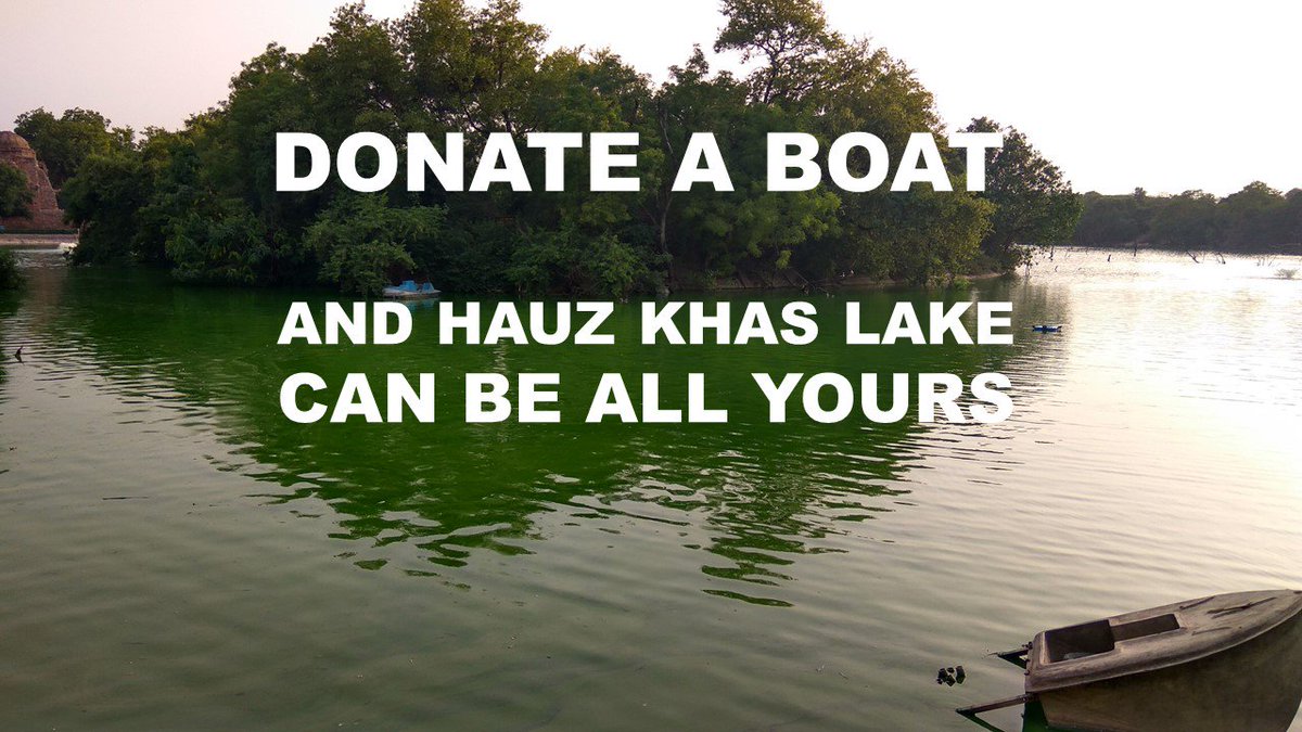 SEBisnotabrand's tweet image. I need a #boat #donate one and you can have #hauzkhas #lake all to yourself everyday for the next 2 years #delhi #boating #sailing #india