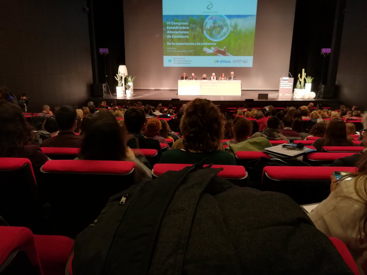 JosemiPG87's tweet photo. IV Congreso sobre Alteraciones de Conducta en Manresa. Esto promete @BravRafa #cconducta. Vamos calentando https://t.co/QCLq8WELPU