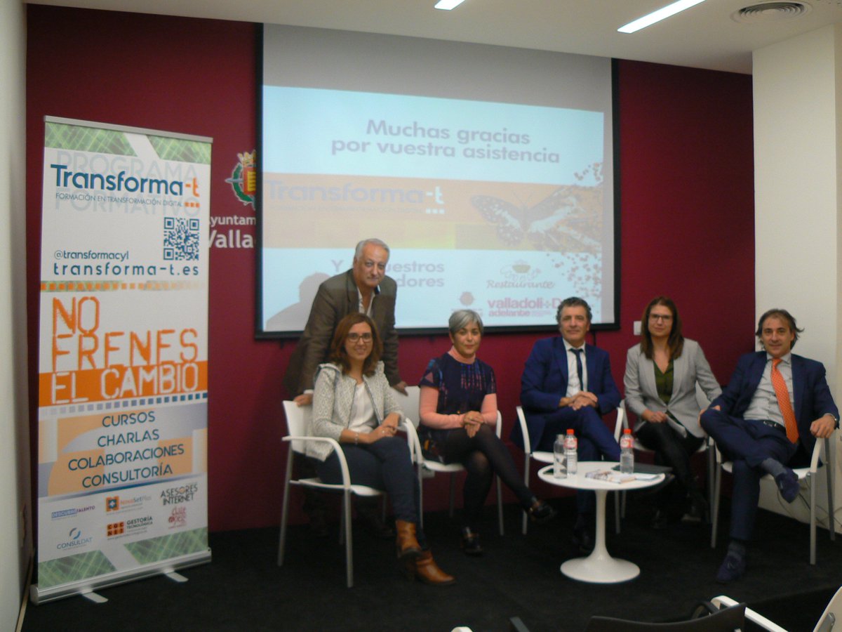 transformacyl's tweet photo. Gracias a todos los asistentes a la presentación de nuestra propuesta para la formación en #TransformacionDigital "Transforma-t". Todo empieza por las personas. Seguiremos ahí, esto es solo el principio. #nofreneselcambio https://t.co/PKywKdklrs
