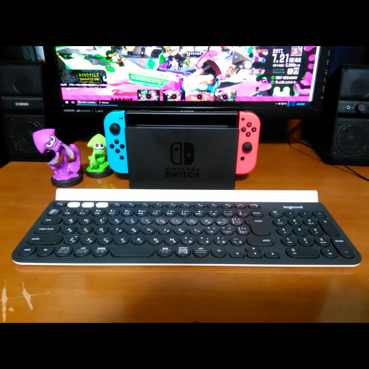 Switchで使えるlogicoolの無線キーボード K780 製品レポート