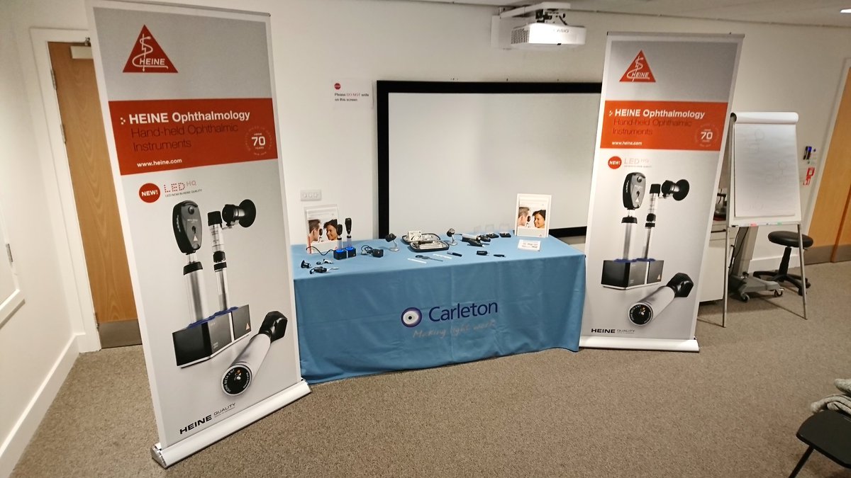 GCU_OpSoc's tweet photo. Heine are set up, all day, today in the pre-clinic showing off their wonderful kit ๐ come down and have a look #OpSoc #Heine https://t.co/OnRPxGmVcH