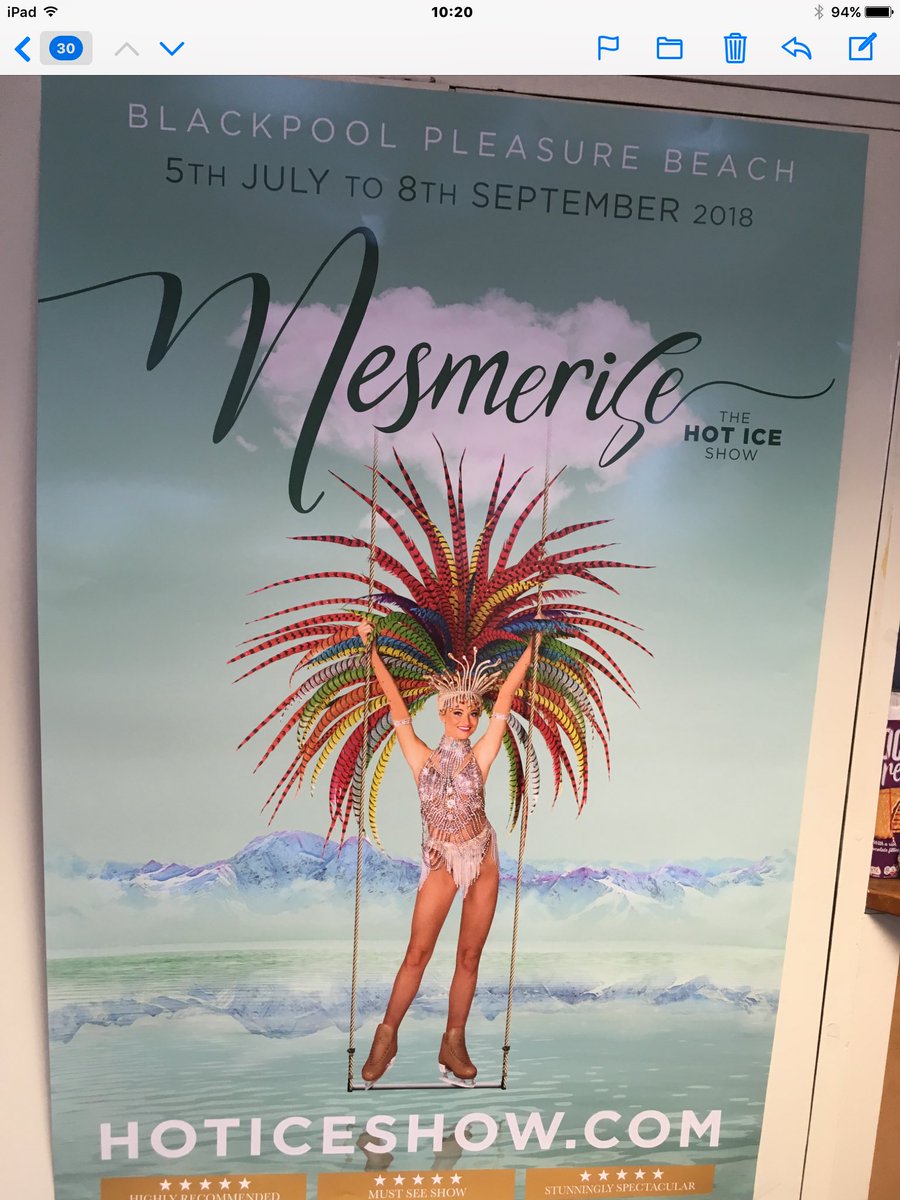 A quick look at my new Hot Ice poster sorry it's not straight.