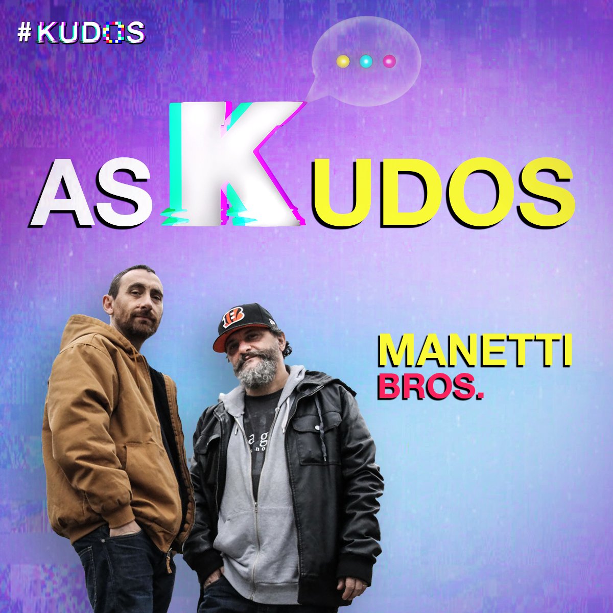 KudosRai4's tweet photo. #ASKudos
Stasera a #Kudos ci saranno anche Marco e Antonio Manetti, meglio conosciuti come Manetti Bros. Con svariati videclip, film e cortometraggi alle spalle, sono registi, sceneggiatori e produttori. Avete qualche domanda per i fratelli Manetti? 👇🏻 @RaiQuattro https://t.co/HtYxQwA8wI