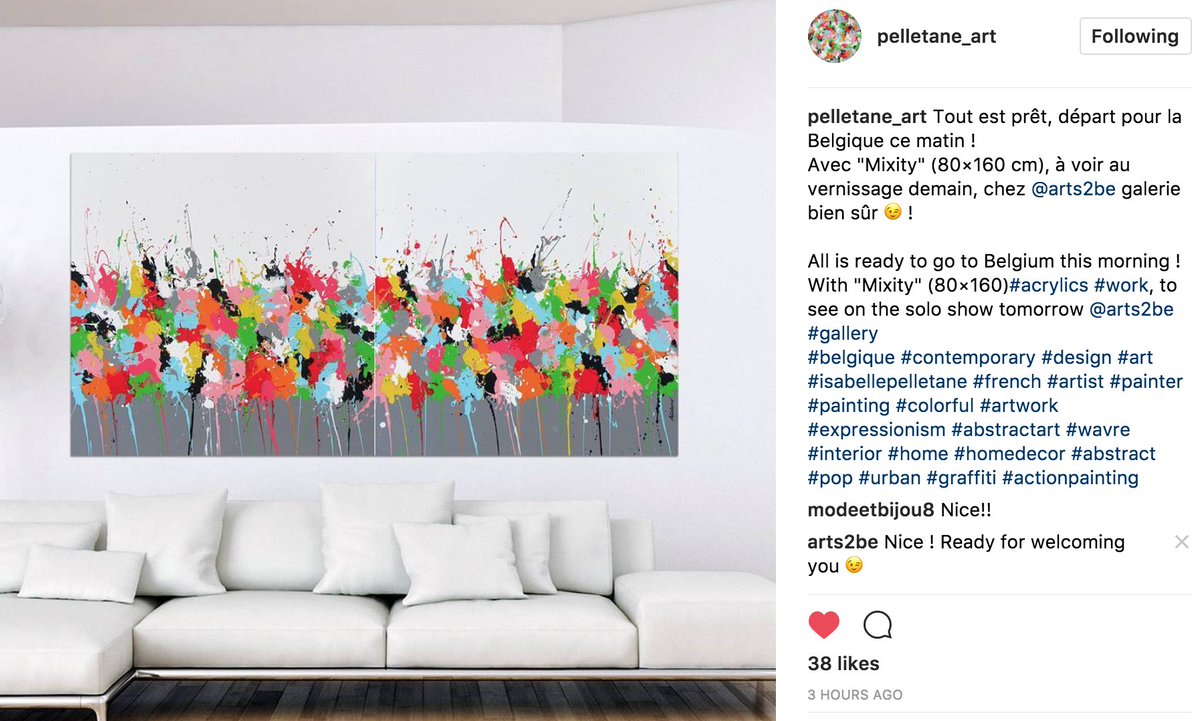 arts2be's tweet photo. #Tomorrow #Opening #exhibition (Friday Nov 10th) of @pelletane_art at the #gallery #arts2be #JoinUs https://t.co/gwgpP3lkXI