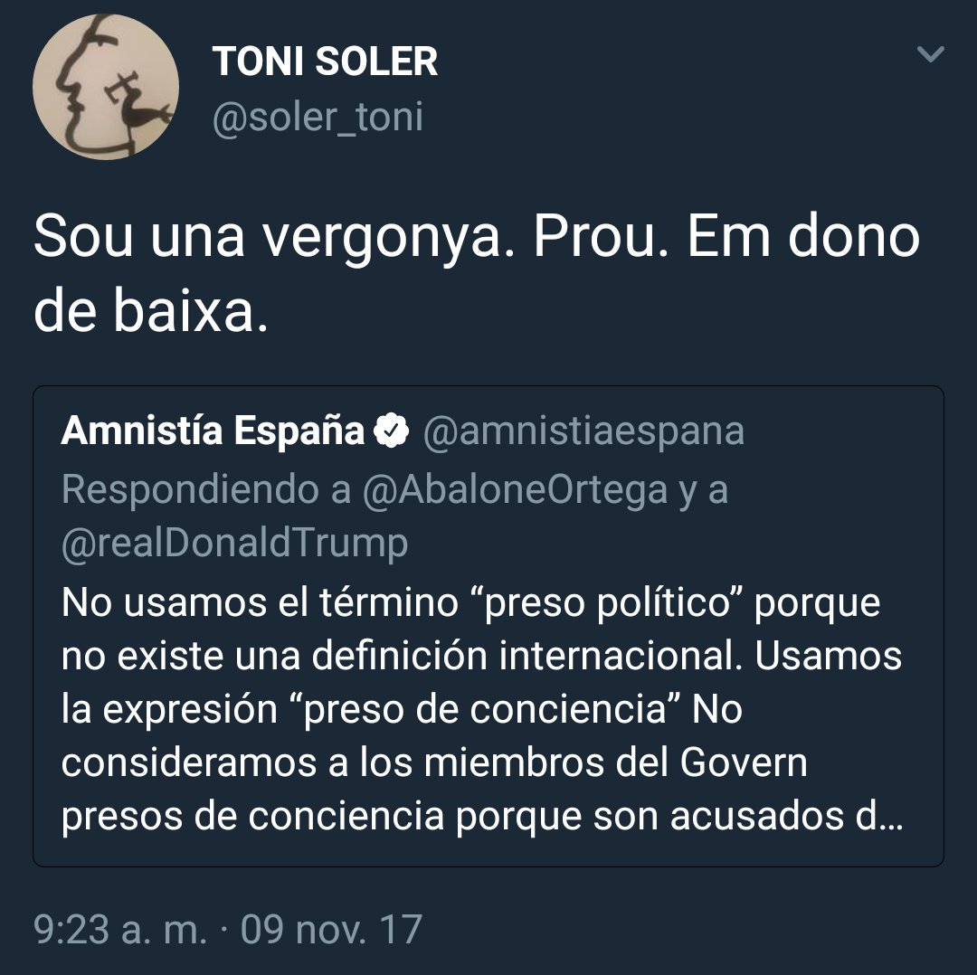 Casfetera's tweet image. Amnistía ens roba.