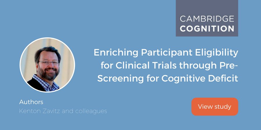 CANTABconnect's tweet photo. Dr Kenton Zavitz explores how our #CANTAB Paired Associates Learning (PAL) task can be used as a pre-screening tool for #Alzheimers clinical trials: https://t.co/Ilxvz2yhmK #CTAD17 https://t.co/LWepDiZ1Sd