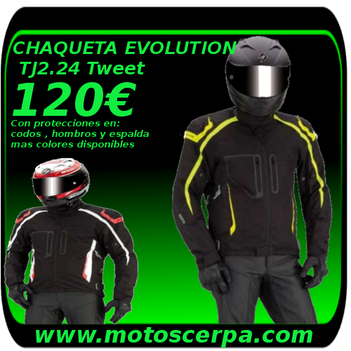 Outletdecascos's tweet photo. #FelizJueves hoy tenemos las chaquetas Caquetas De #moto 🛵 EVOLUTION TJ2.24 Tweet a 120€ (envio incluido via paypal o tarjeta) etrgas 24h link-> https://t.co/REcFBWO0lI ideal #urban #Moteros #MotorSport #scooters #maxiscooters como siempre el mejor precio en #motosCerpa🔝 https://t.co/dNRB32p5WK