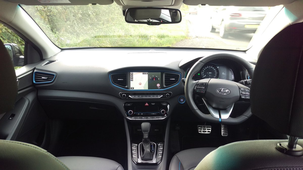 ScottSGFleet's tweet image. First drive of Hyundai #ionic HEV Premium SE. 76g/km