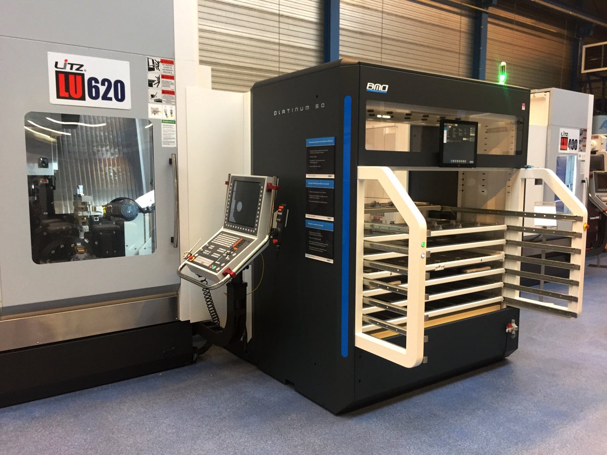 bmoautomation's tweet photo. Van 9 t/m 11 november is BMO Automation aanwezig bij het Open Huis van Dormac CNC Solutions. Hier staat een BMO Platinum Pt50 gekoppeld aan een 5-assig LITZ LU-620 bewerkingscentrum.

#Dormac #DormacCNCSolutions https://t.co/WeOWpQmE9I