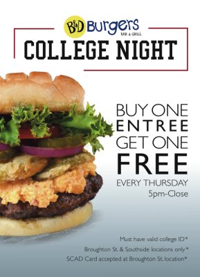 bd_burgers's tweet photo. Thursday Night College Night at Broughton!: https://t.co/3MRwlo9no3