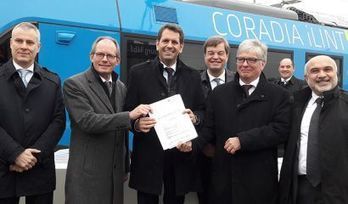 Zehub's tweet photo. #Alstom fournira ses premiers #trains à #hydrogène en #BasseSaxe https://t.co/JQ574a0fIO https://t.co/9uBa64QGFJ