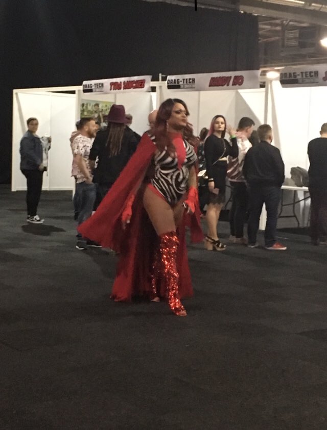 SapphicBirds's tweet photo. Love this photo of @kennedyddoftx looking absolutely majestic as she walked past at #DragTech https://t.co/FbWUcCiBzS