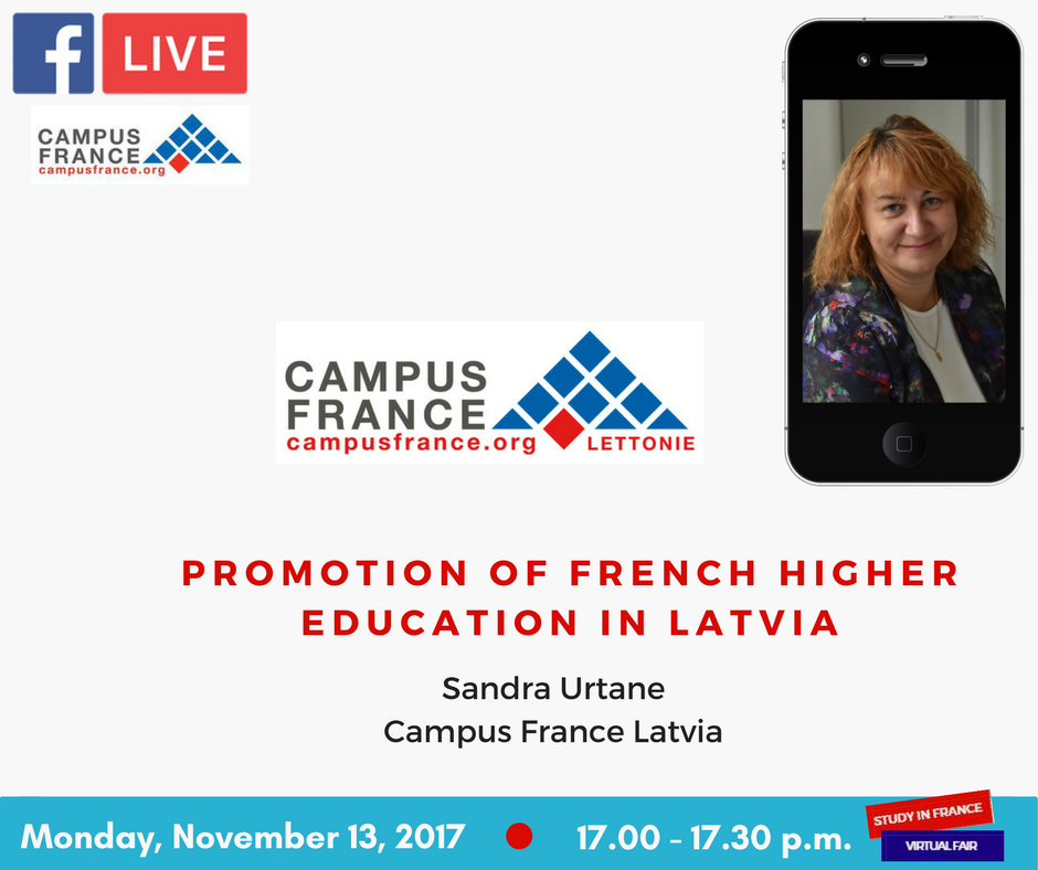 if_lettonie's tweet photo. Virtuālais forums “Studijas Francijā” līdz 15.11. + Facebook Live 13.11., no plkst. 18.00 #StudyFr #StudyinFrance https://t.co/59Emjk38x2