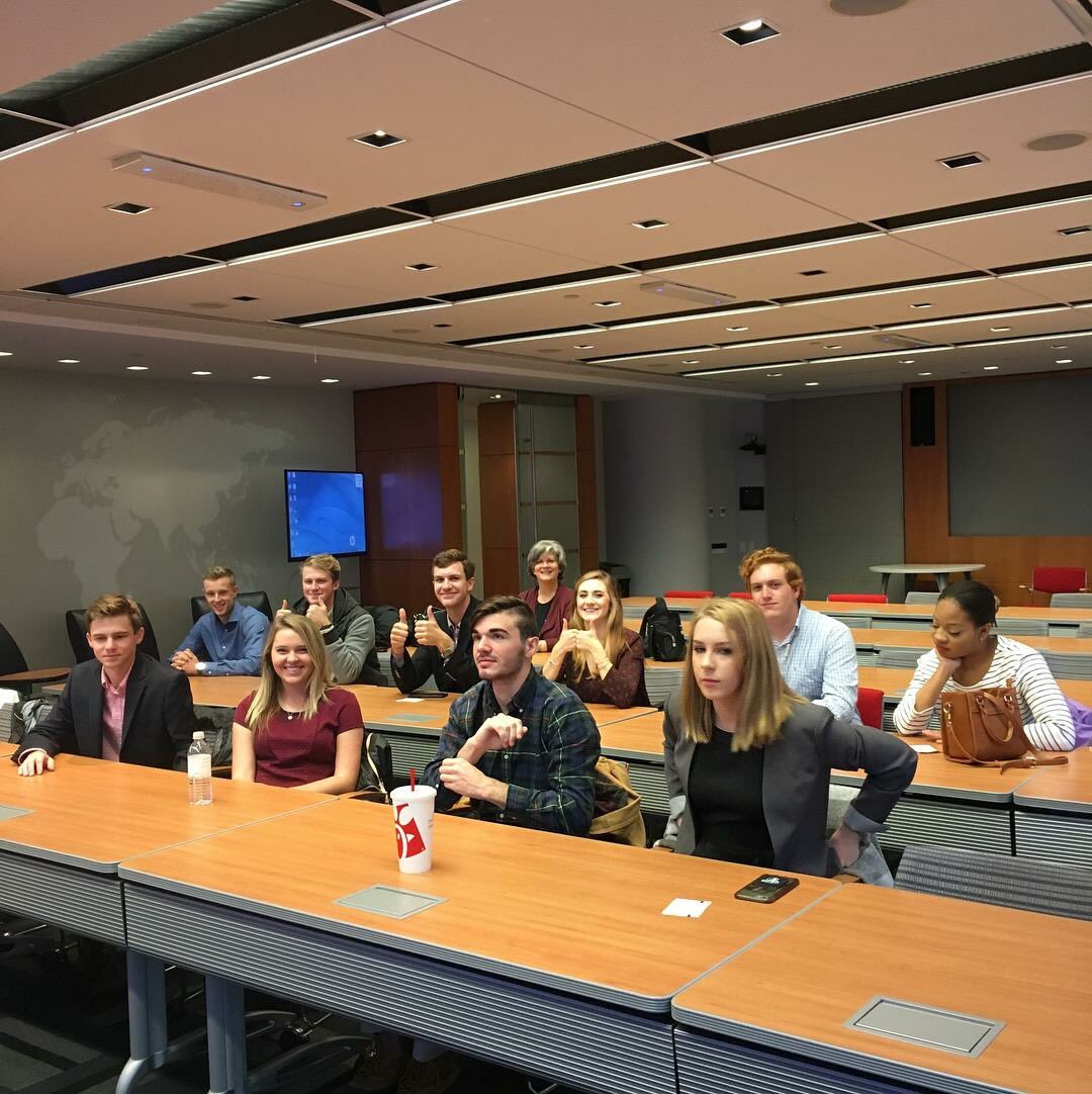 icscstudents's tweet photo. Thanks to @UnionUniversity students for visiting @ICSC HQ.  #ICSC https://t.co/laPREFxGbF