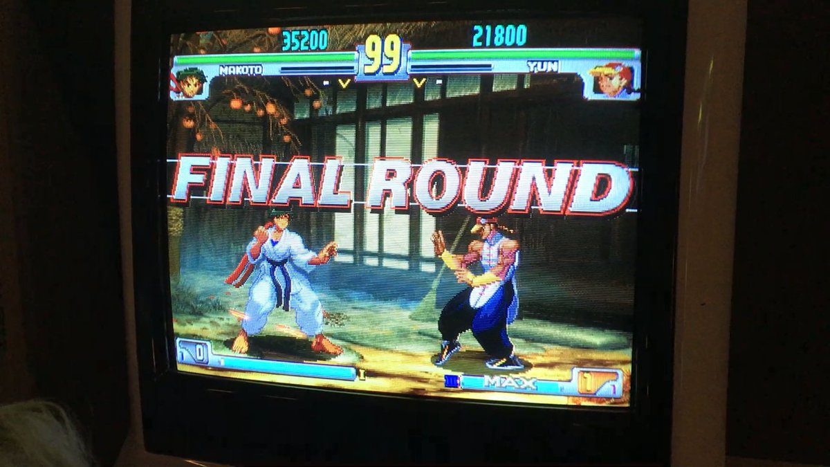 3rdstrikekerho's tweet photo. Nordic Strikers Championship 2017 finals - Tomás(MA) vs Freshprince(YU) https://t.co/STVFUfpQla 
Brackets: https://t.co/6mrLsQzhVU https://t.co/unUhQuo5cY
Stream: https://t.co/XVwXsZZTri
Video by @ALK_Ruxa
#sugoipelihalli #streetfighter3 #3rdstrike #スト3rd #3rd #格ゲー #suomi100 https://t.co/inontYSvi4
