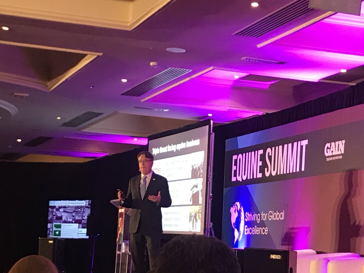 aisling_curtis's tweet photo. @Alltech #equinesummit Aidan Connolly, VP Alltech ‘AI and analytics are going to transform our Industry’ #DigitalTransformation https://t.co/khKA3glF8o