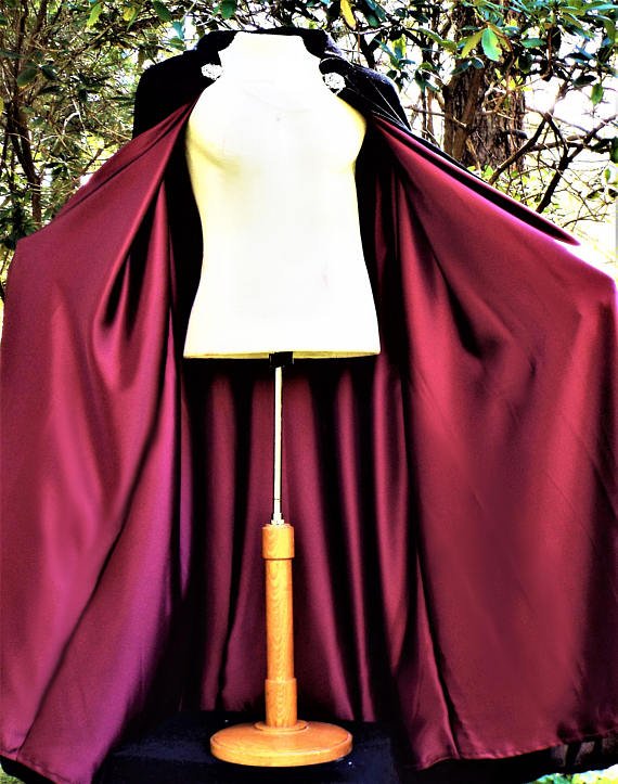 velvet opera cape