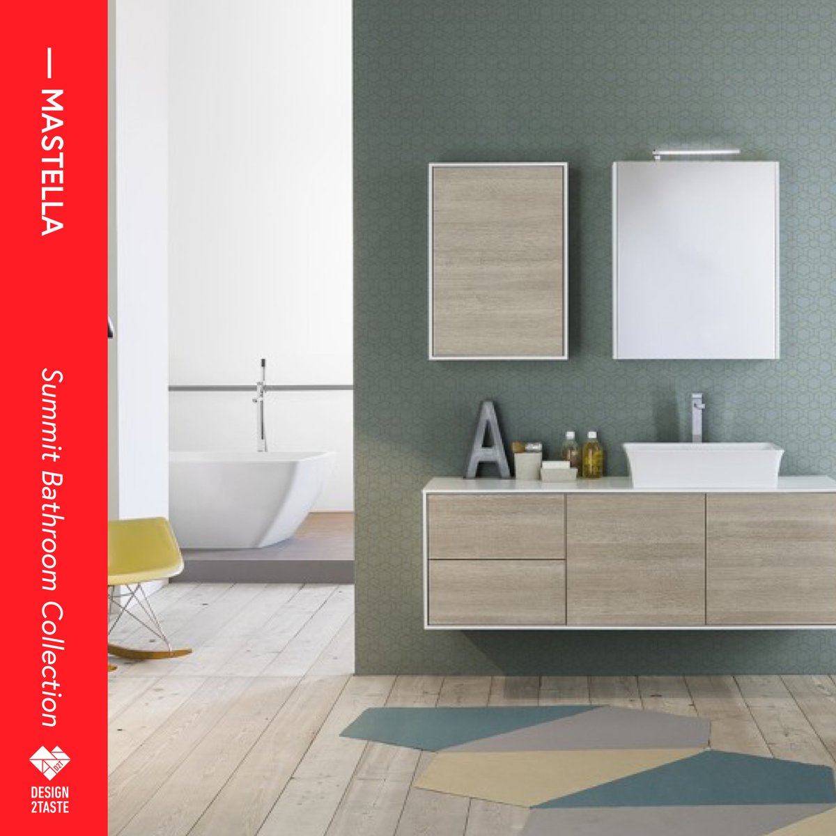 Design2Taste's tweet image. A refined and elegant #bathroom #furniture collection. With Summit 2.0 @mastelladesign renewed materials and complements, thus adding freshness and a contemporary mood. And we love it! ❤️
Learn more on bit.ly/d2t-mastella-b…
#interiordesign
#interiors