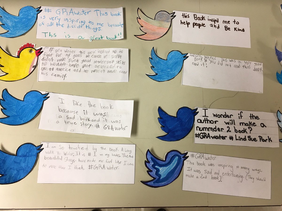suppaclass6b's tweet photo. We absolutely loved reading this novel! #grawater @LindaSuePark https://t.co/bFekHAVx82