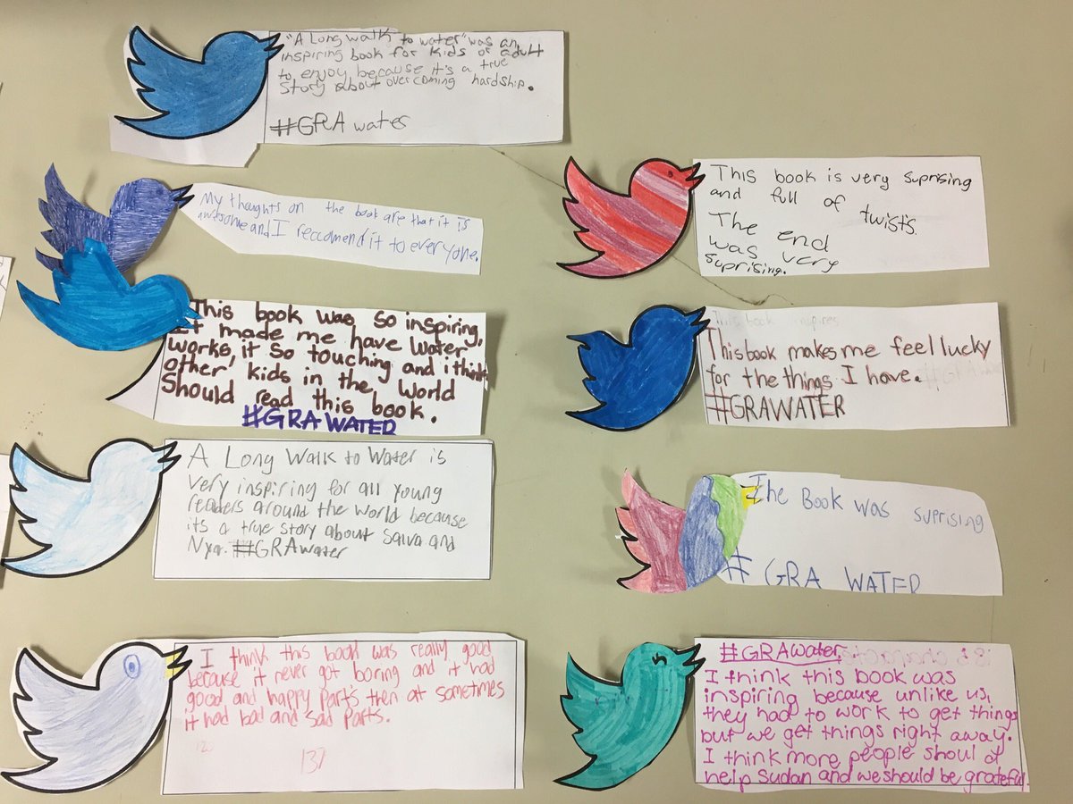 suppaclass6b's tweet photo. We absolutely loved reading this novel! #grawater @LindaSuePark https://t.co/bFekHAVx82