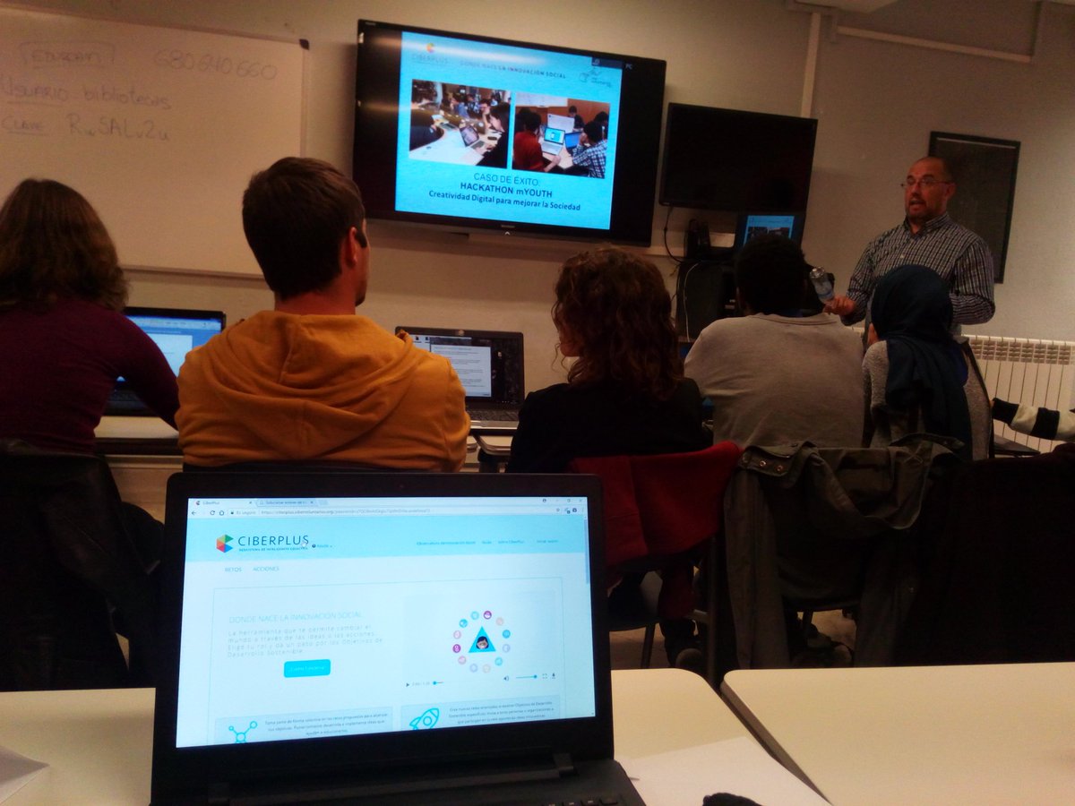 EAPNCyL's tweet photo. Nos encontramos conociendo el proyecto #Ciberplus de @cibervoluntario para la #innovaciónsocial a través del uso de TIC y la inteligencia colectiva https://t.co/MfWkmk2u35