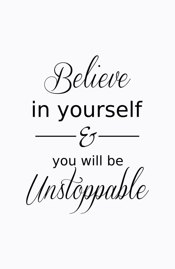 Who is believing in themselves today?! I sure do, make today better then yesterday even if yesterday was your most amazing day!